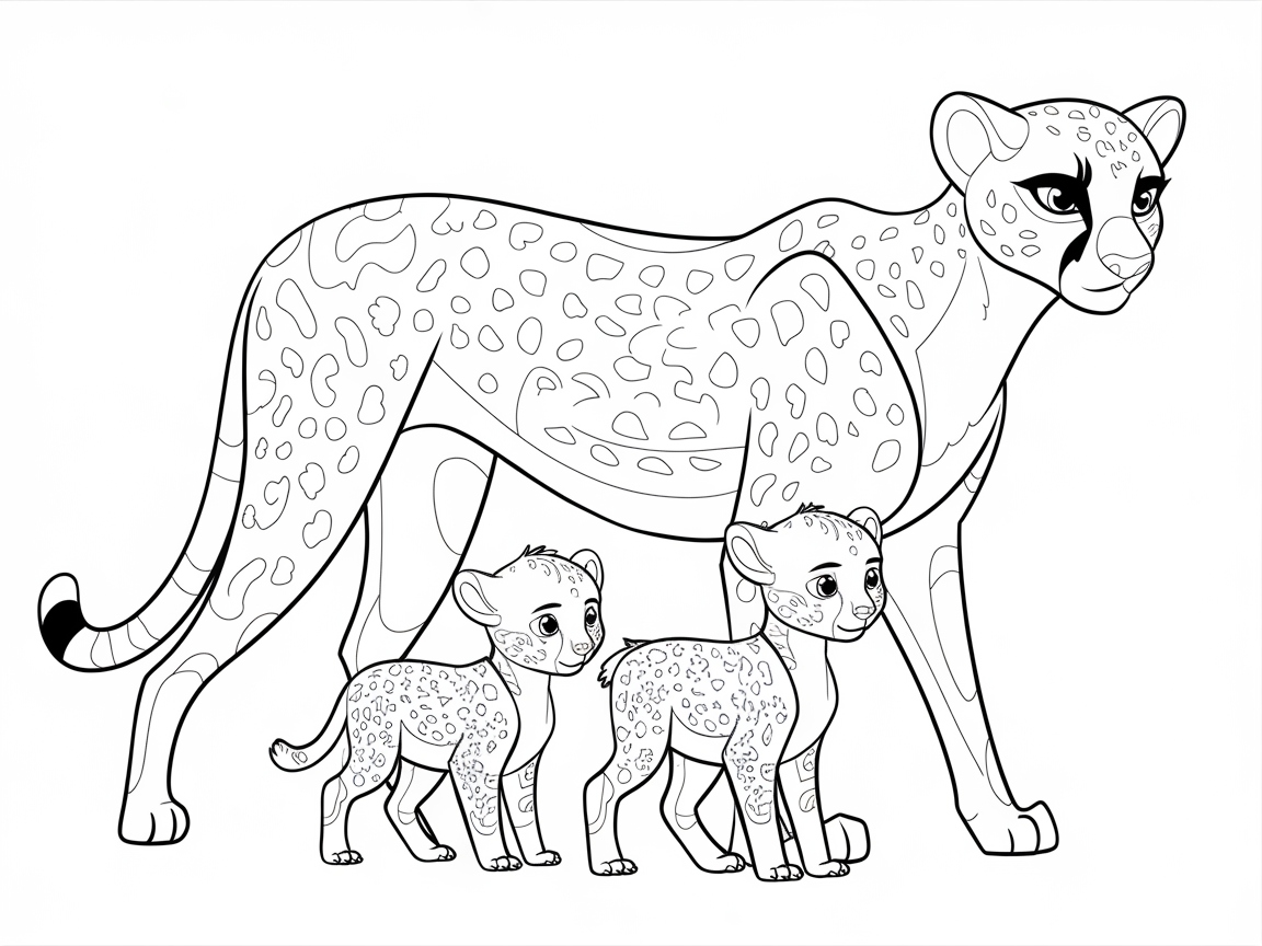 Cherish This Cheetah Family Stroll
