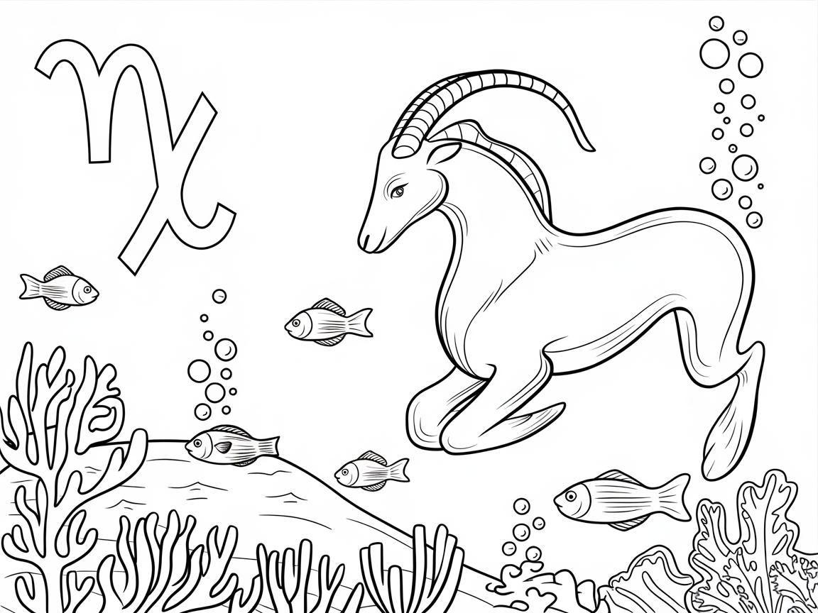 Dive into Underwater Wonder with Capricorn