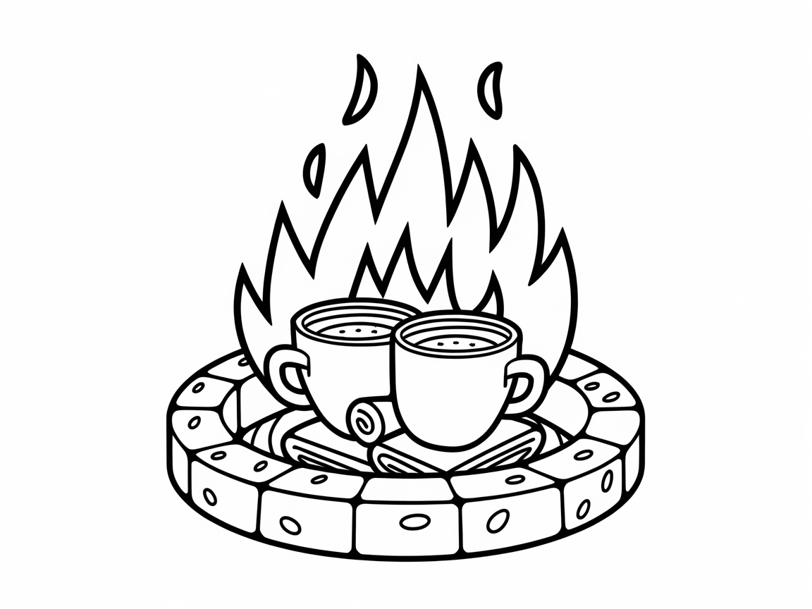 Campfire Mug Moment