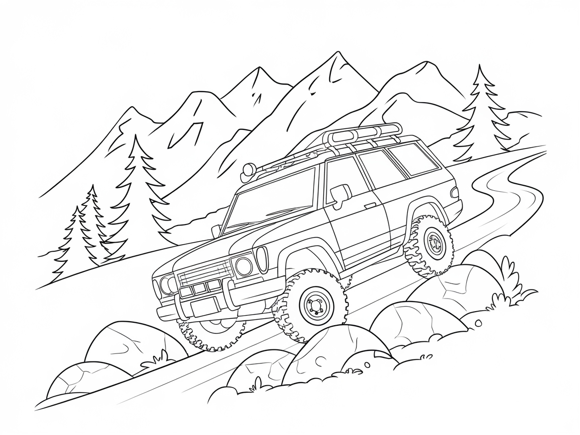 Off-Road Adventure in Mountainous Escape