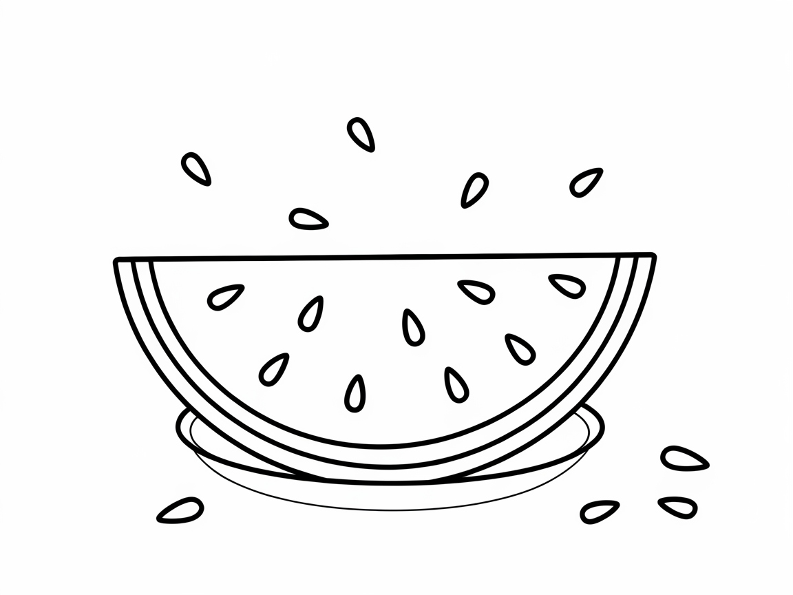 Juicy Watermelon Slice for a Splash of Summer