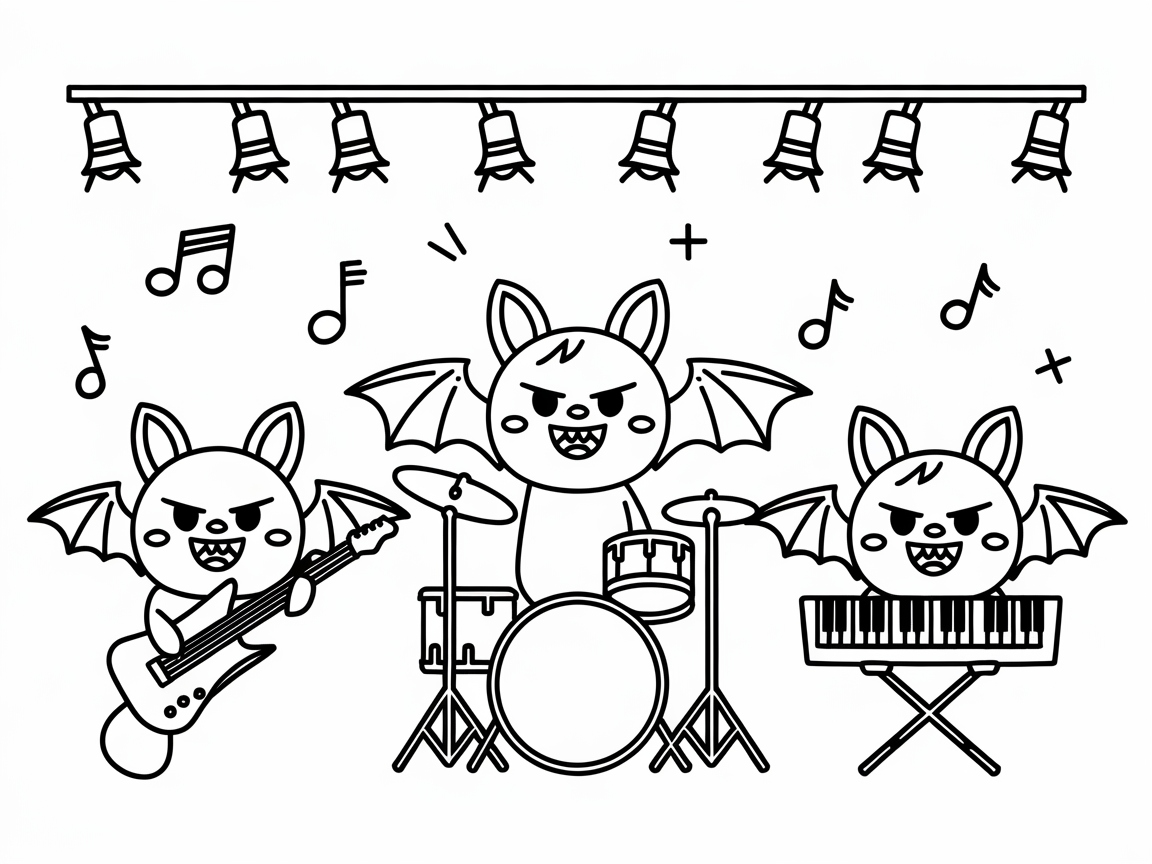 Rock Out with These Musical Bat Bandmates