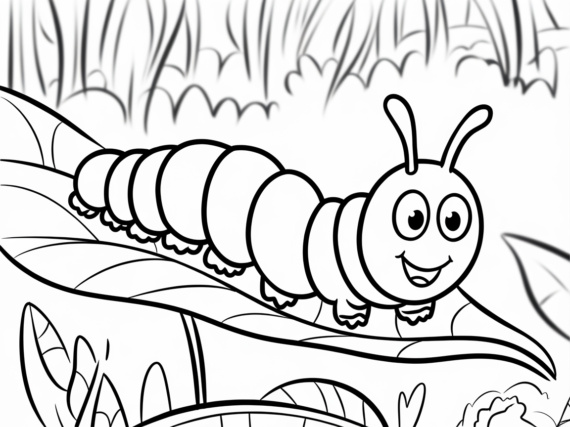 Delight in This Happy Caterpillar Adventure