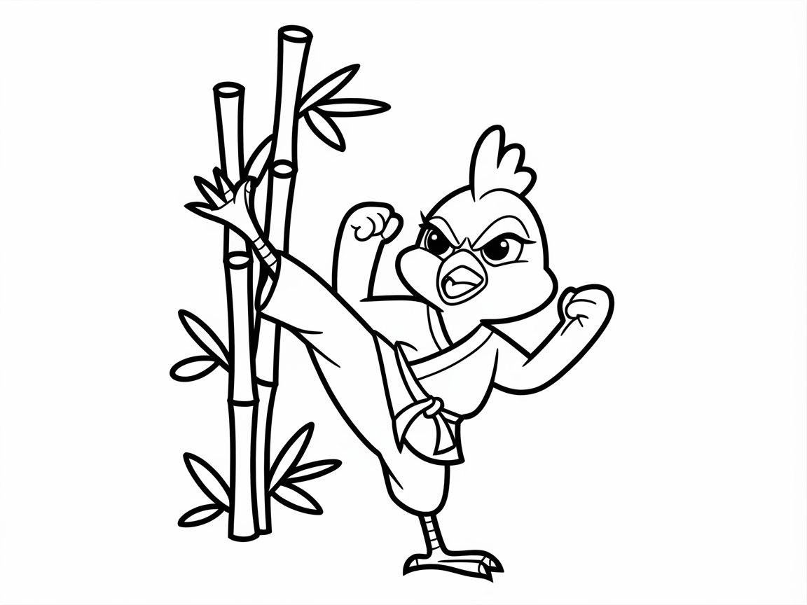 Martial Arts Chicken Kicking Up Creativity