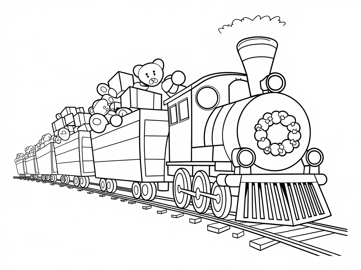 All Aboard the Christmas Toy Train!