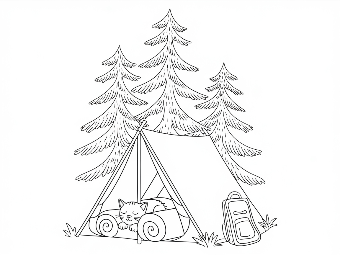 Camping Cat