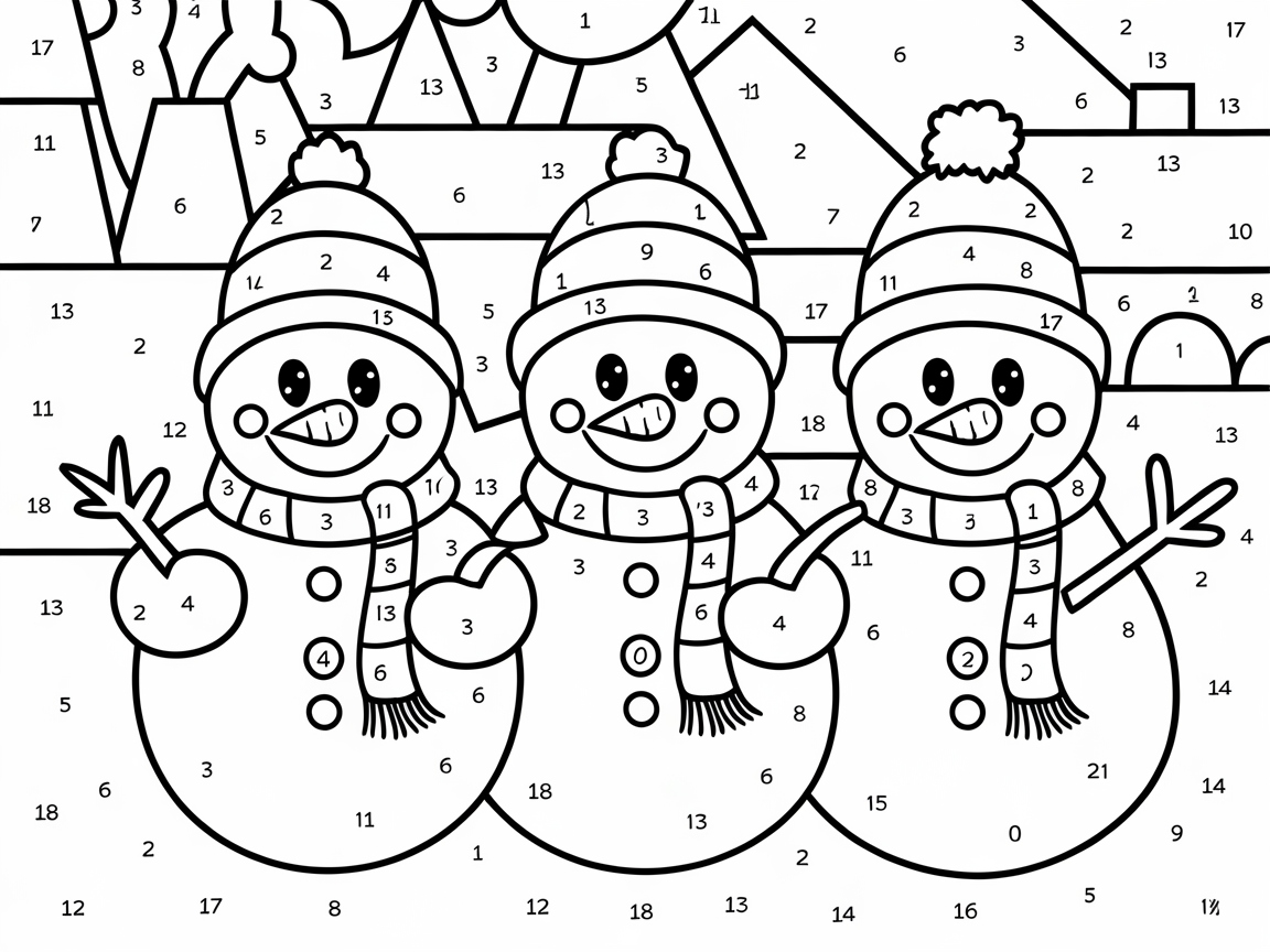 Brighten Up the Season with Jolly Snowmen Trio