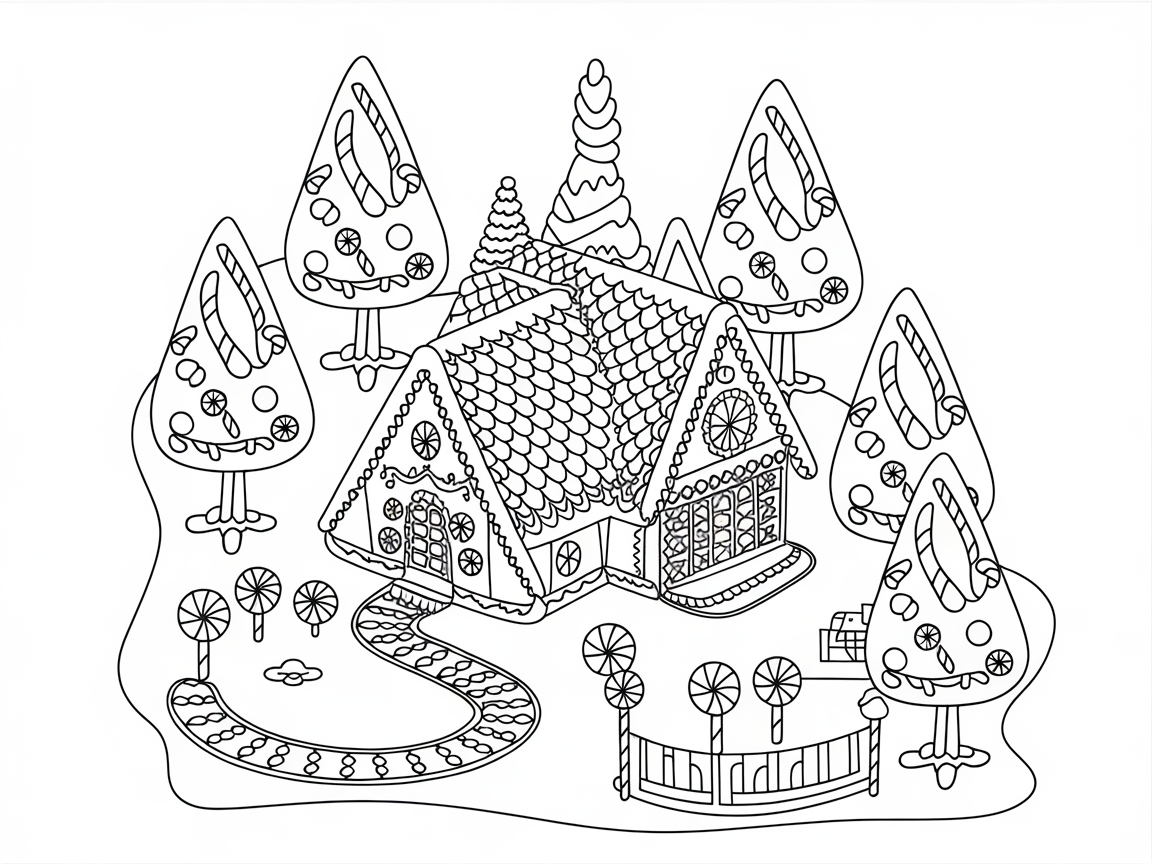Create Your Own Candyland with This Gingerbread House