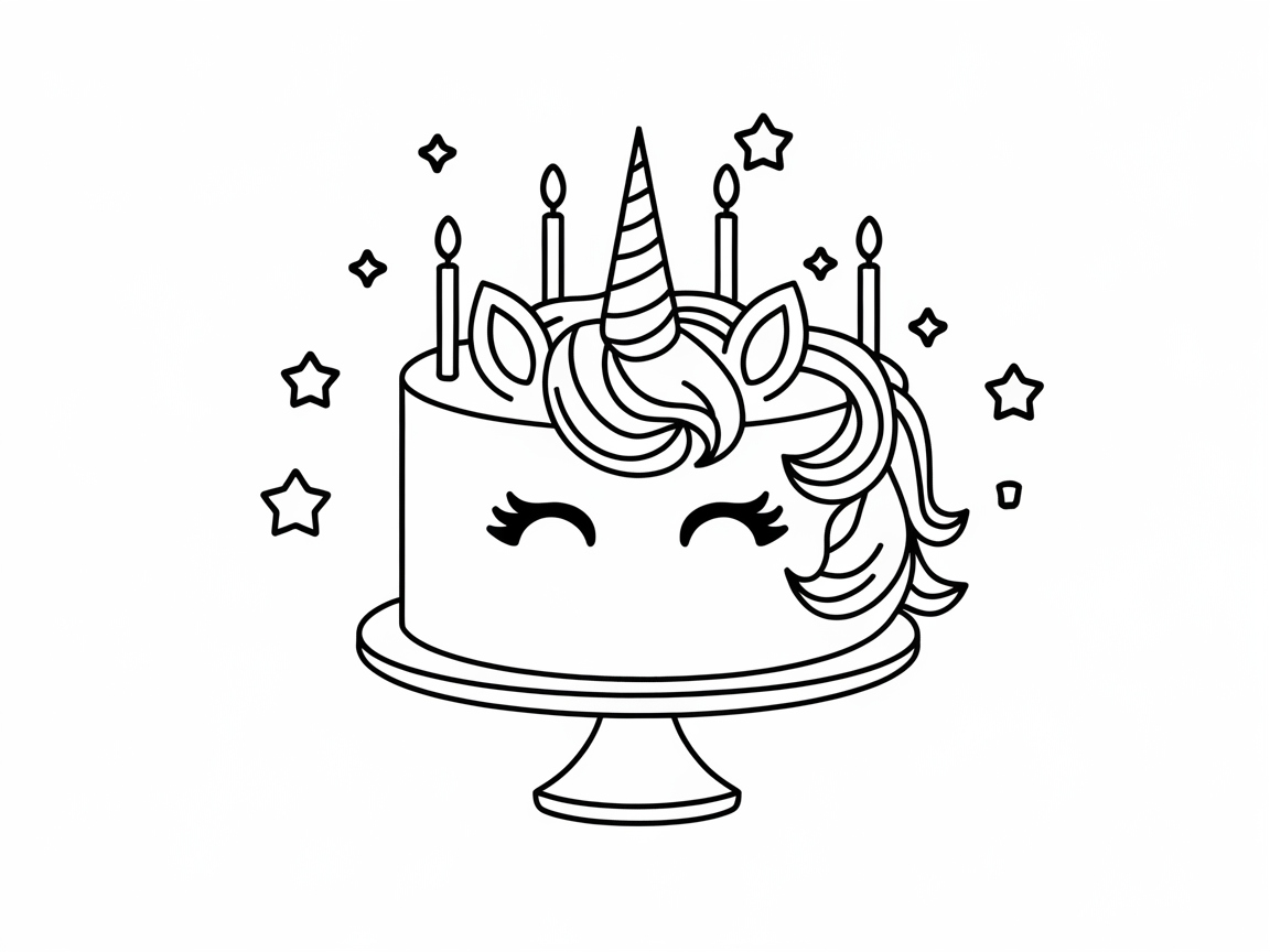 Unicorn Birthday Cake Magic