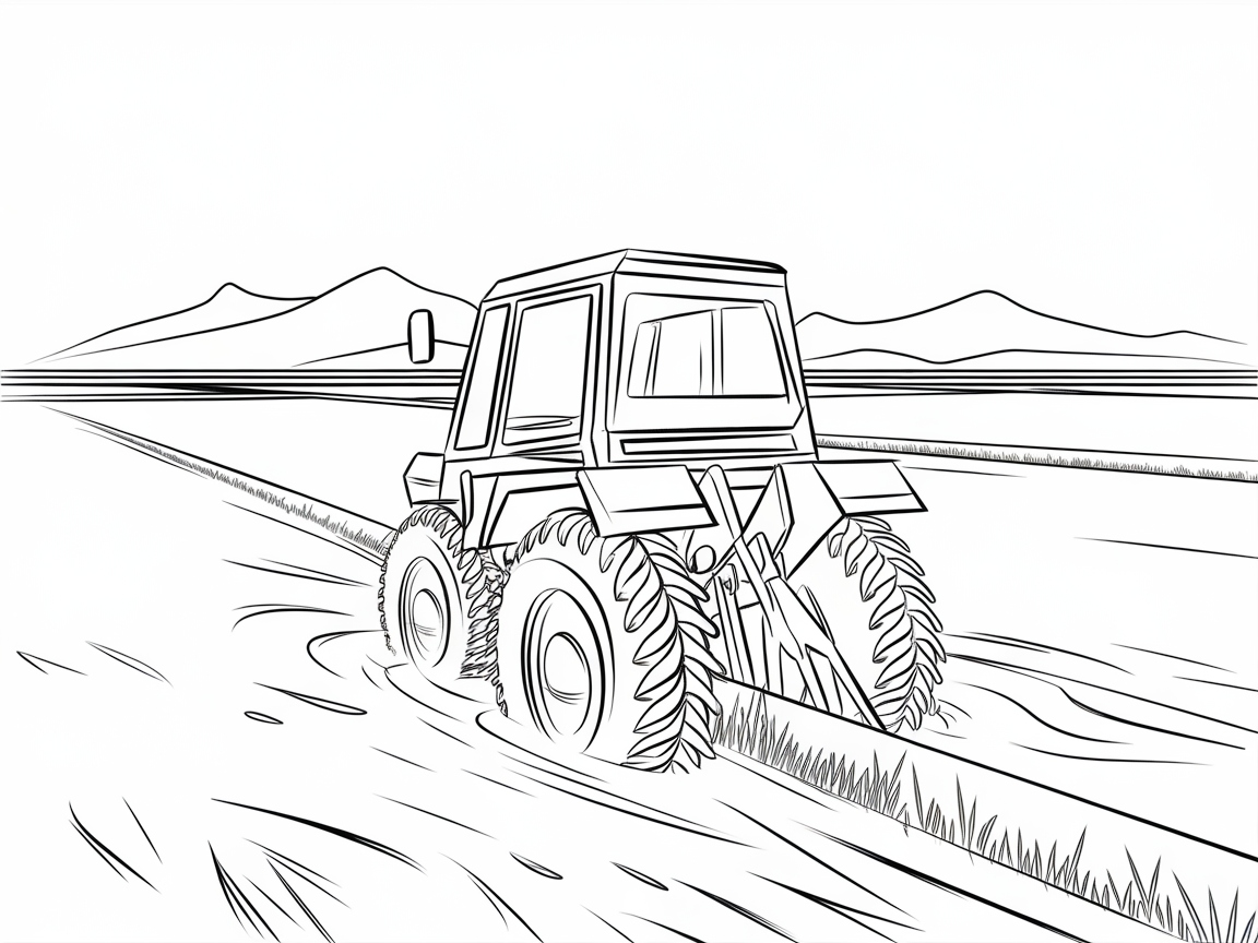 Plow the Fields with This Dynamic Tractor Scene
