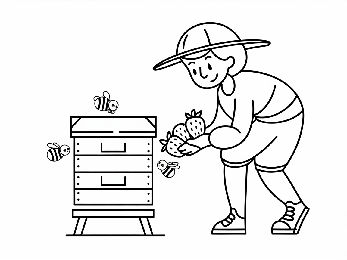 A Berry Sweet Adventure with Bees