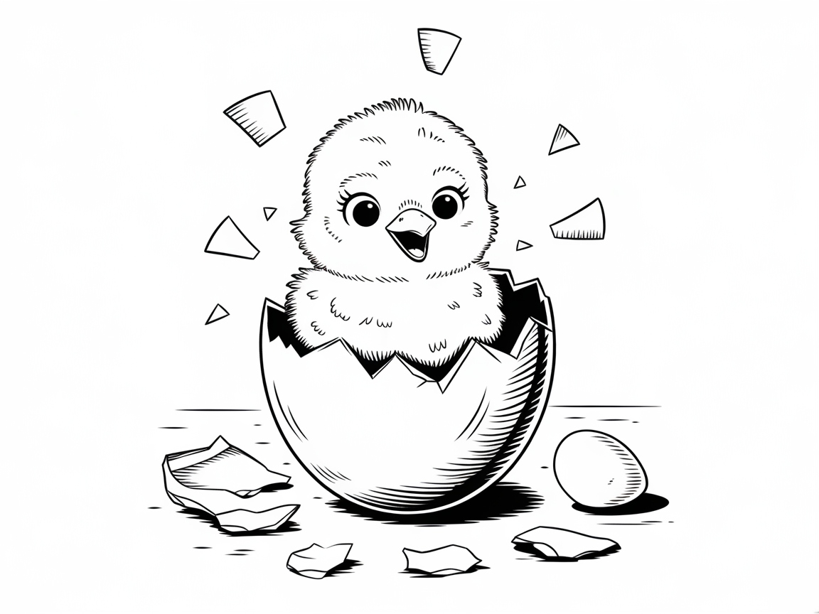 Adorable Chick Hatching Adventure