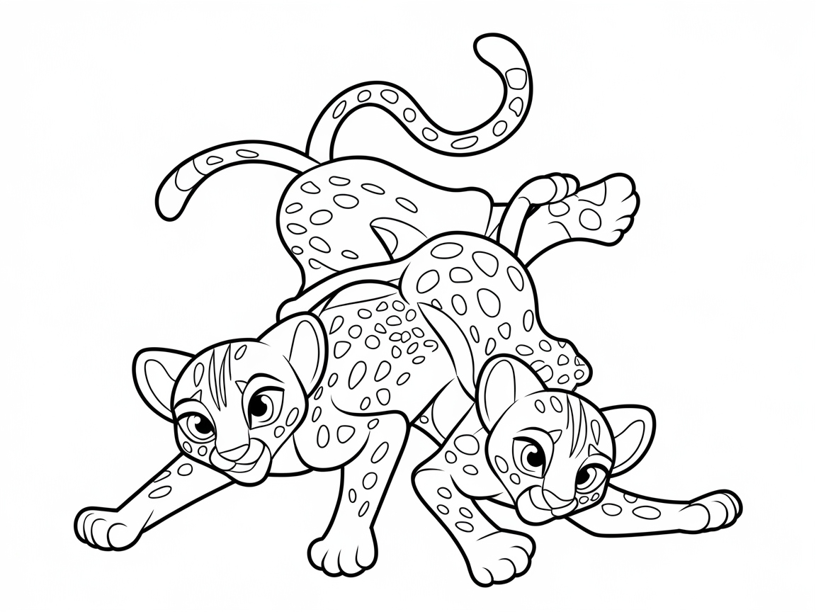 Dive Into Fun With These Playful Cheetah Cubs