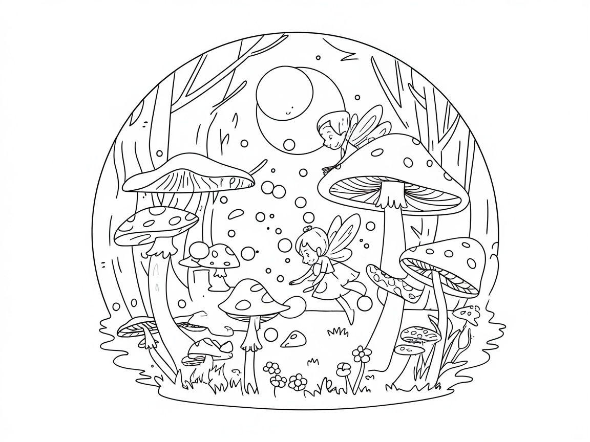 Step Into a Fairy Wonderland with This Enchanting Mushroom Scene