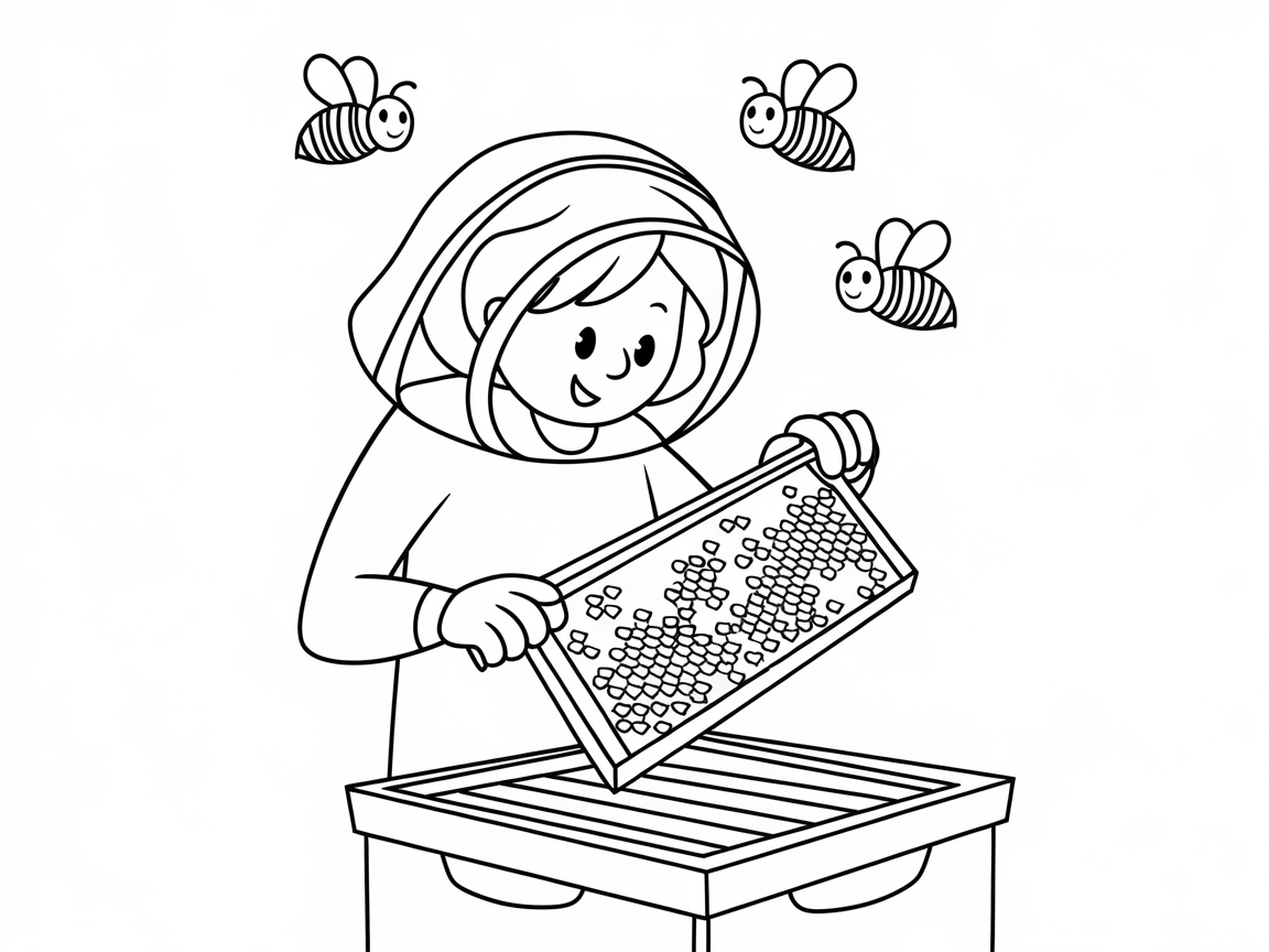 Uncover the Secrets of Beekeeping with This Fun Scene