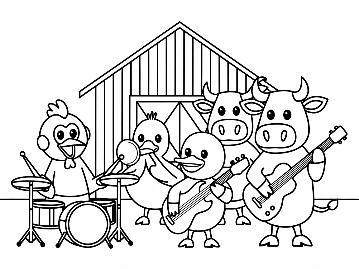 Rock the Barn with This Farmyard Band