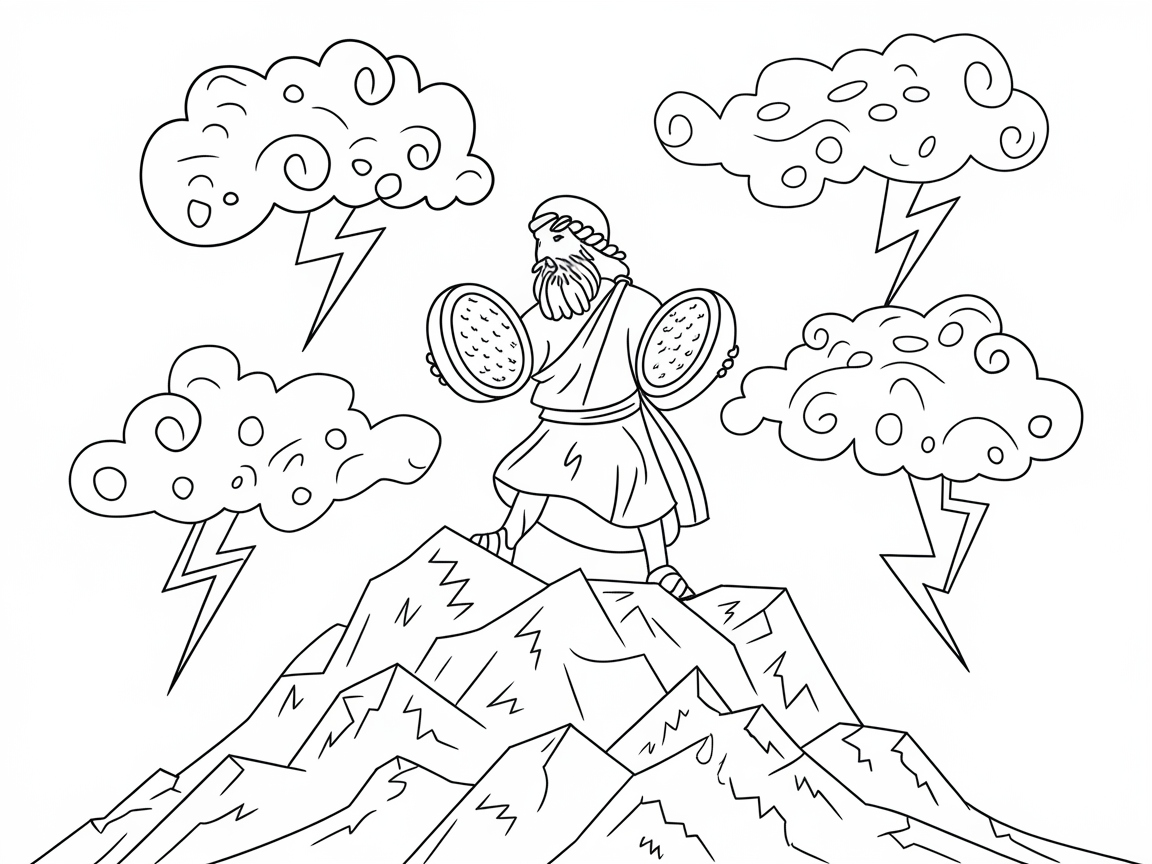 Thunderous Encounter with the Ten Commandments
