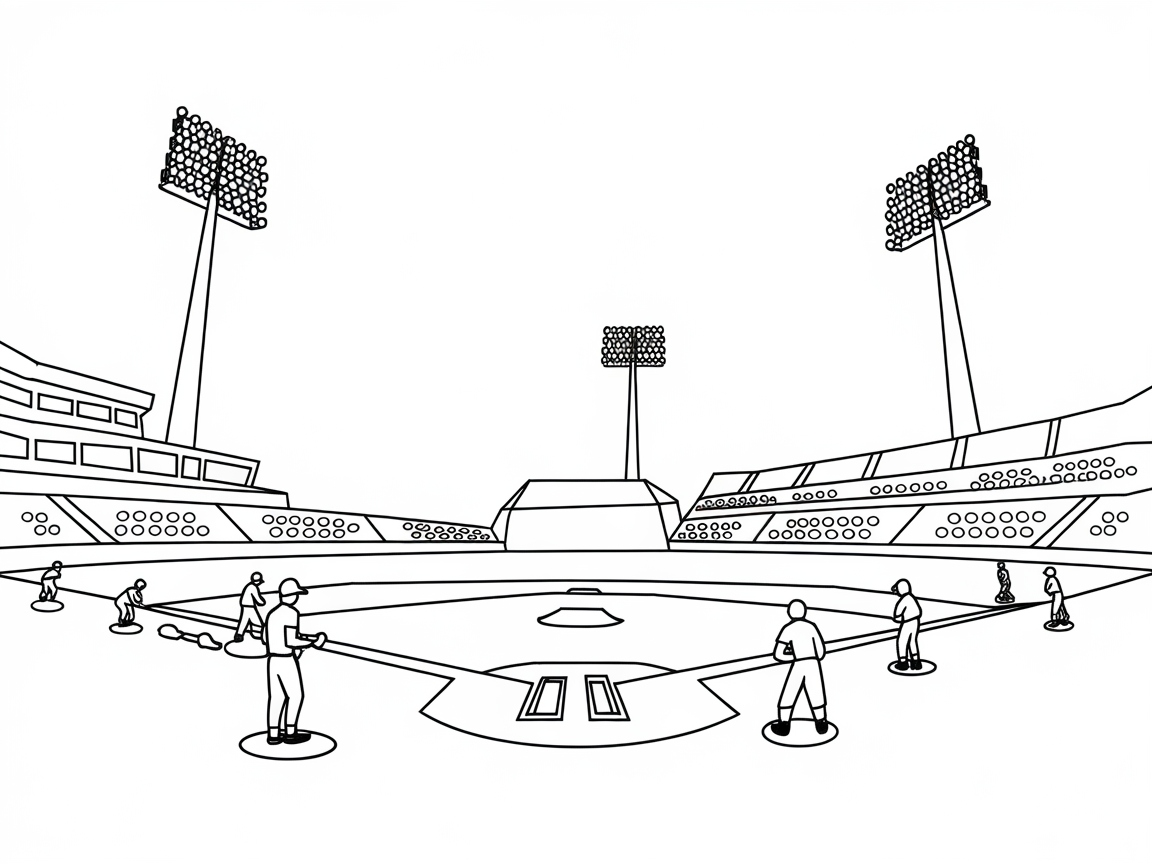 Bring the Ballpark to Life with This Dynamic Field Scene