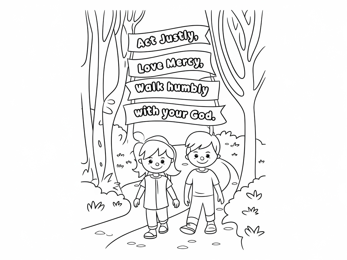 Walk Humbly: A Charming Children