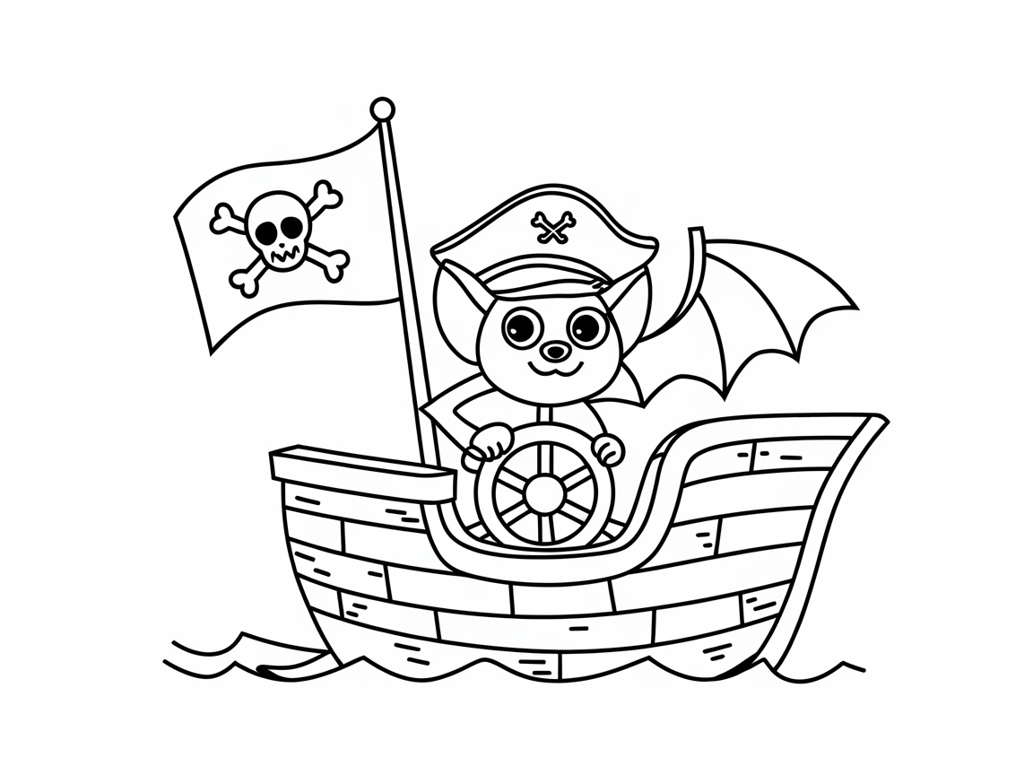 Set Sail with This Pirate Bat Adventure