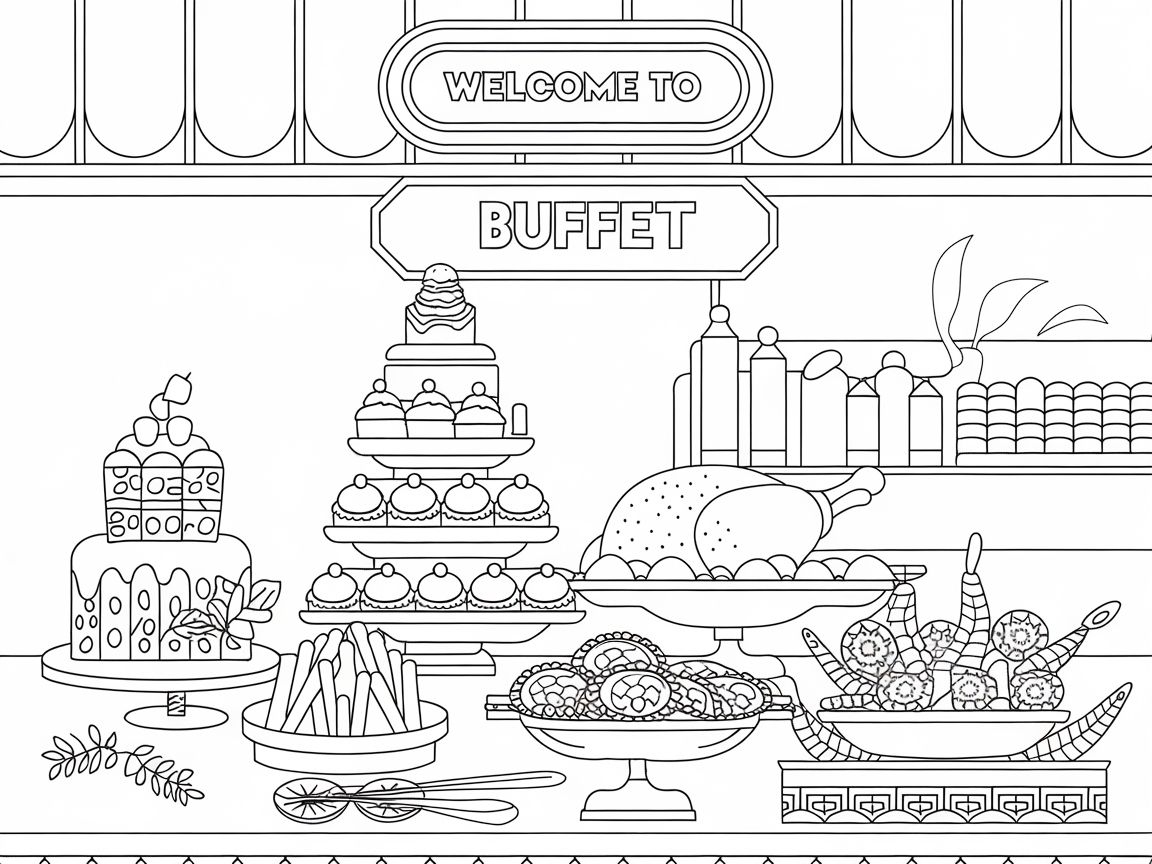 Feast Your Eyes on This Sumptuous Buffet Spread
