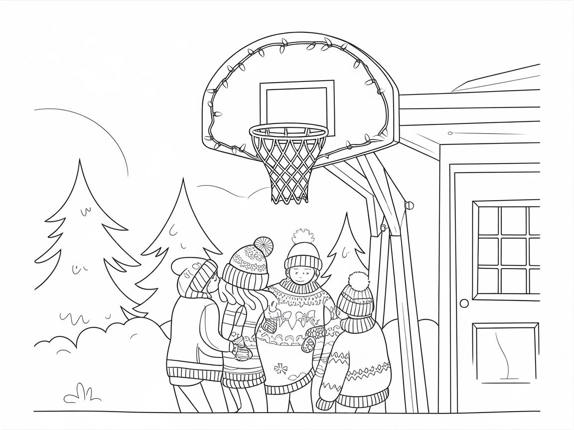 Warm Up Your Day with Wintertime Basketball
