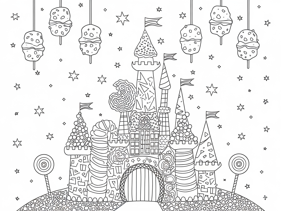 Create Magic in This Starry Candy Castle Wonderland