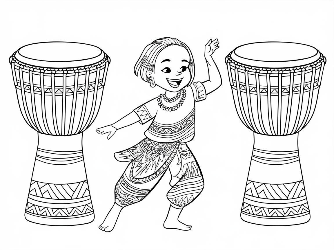 Joyful Drumming and Dancing Delight