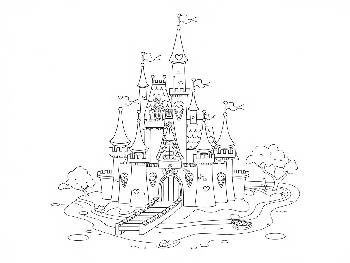 Dive into a Fairytale with This Enchanting Castle Scene