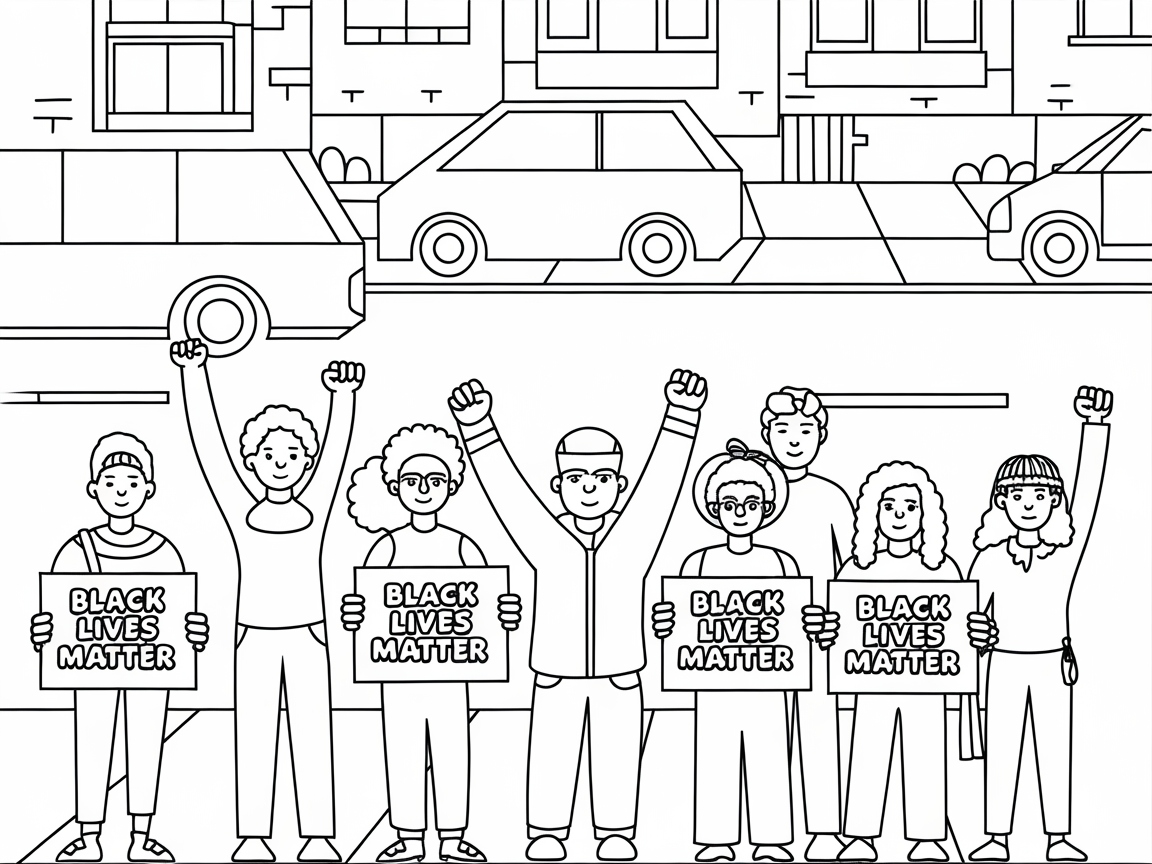 Express Unity with This Powerful Protest Scene