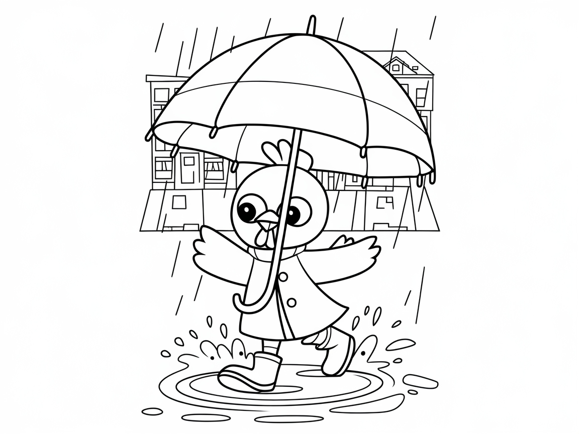 Rainy Day Chicken Brings a Splash of Fun