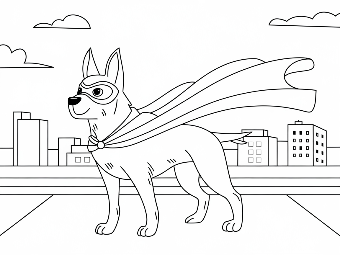 Superhero Malinois Saves the Day