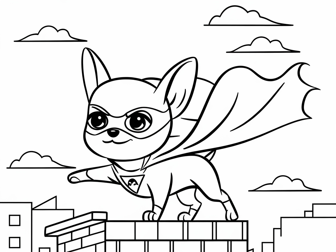 Superhero Chihuahua Takes Flight