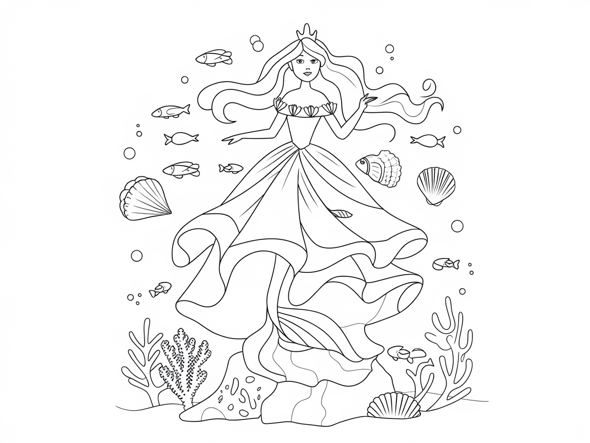 Dive into the Deep with This Underwater Princess