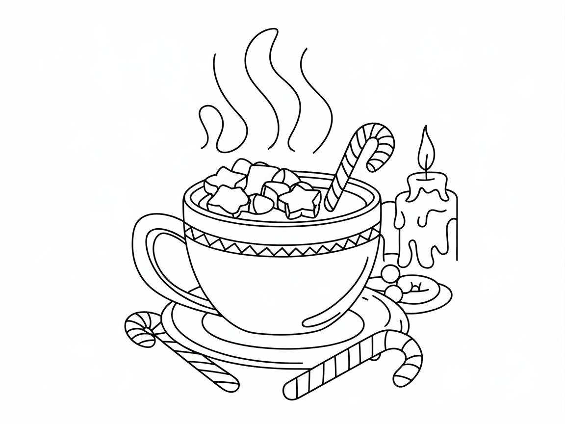 Warm Up with This Cozy Cocoa and Candy Canes