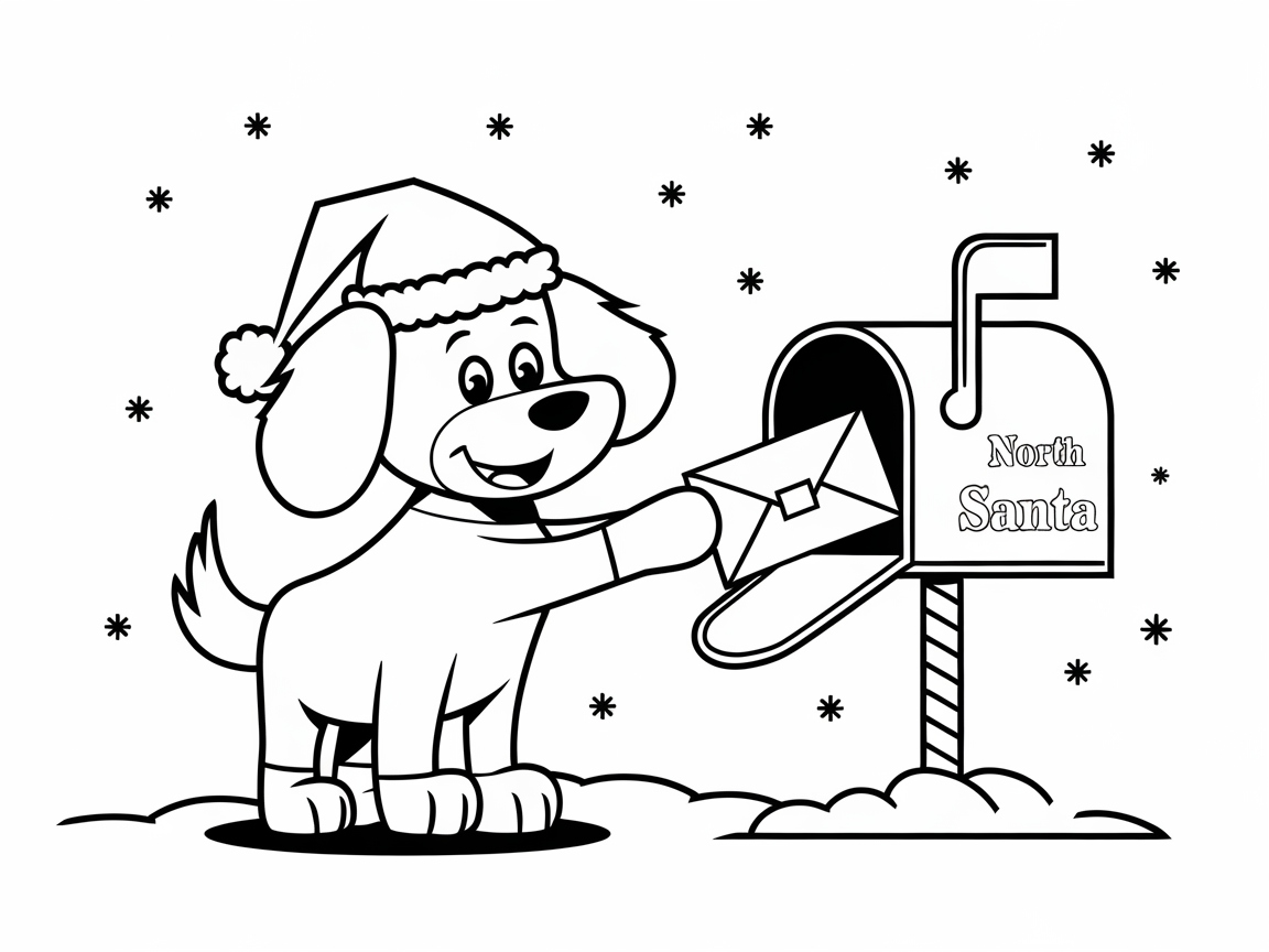 Send Holiday Cheer with This Letter-Writing Pup