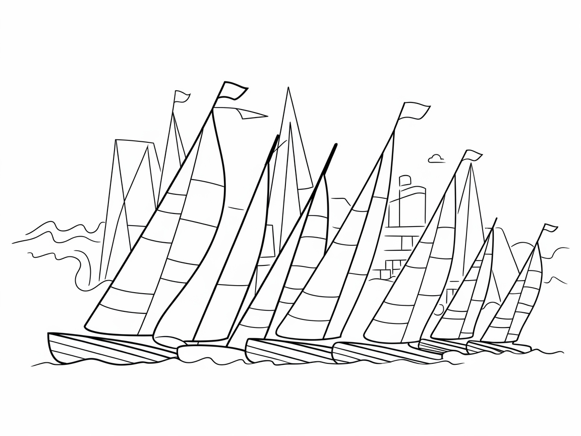Exciting Sailboat Regatta Adventure