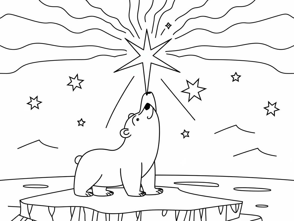Guide This Polar Bear Under the Northern Star