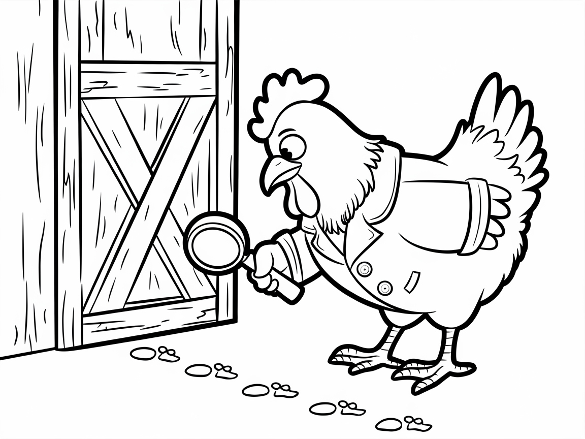 Detective Chicken on the Case