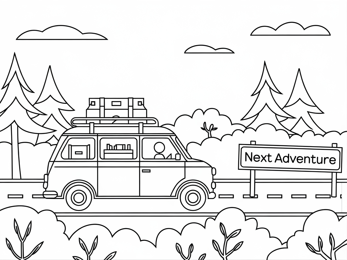 Road Trip Adventure with a Charming Campervan