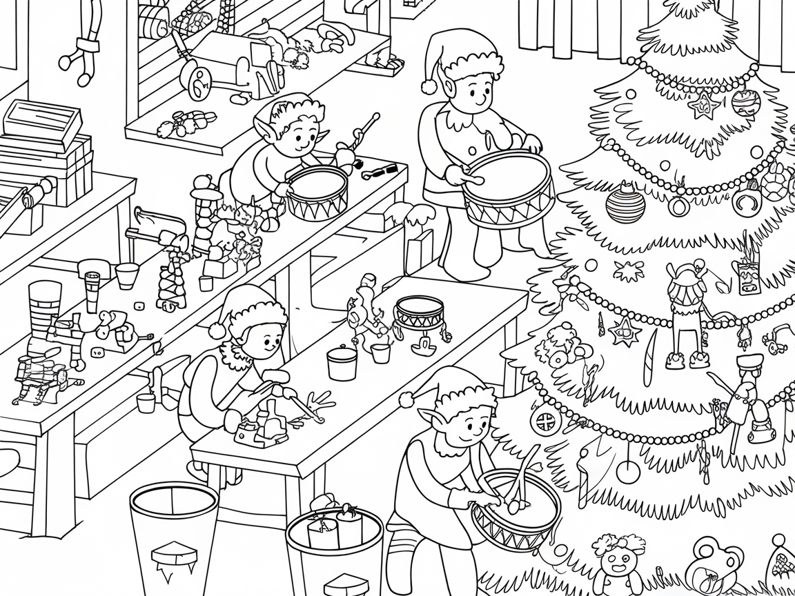 Elves in Santa