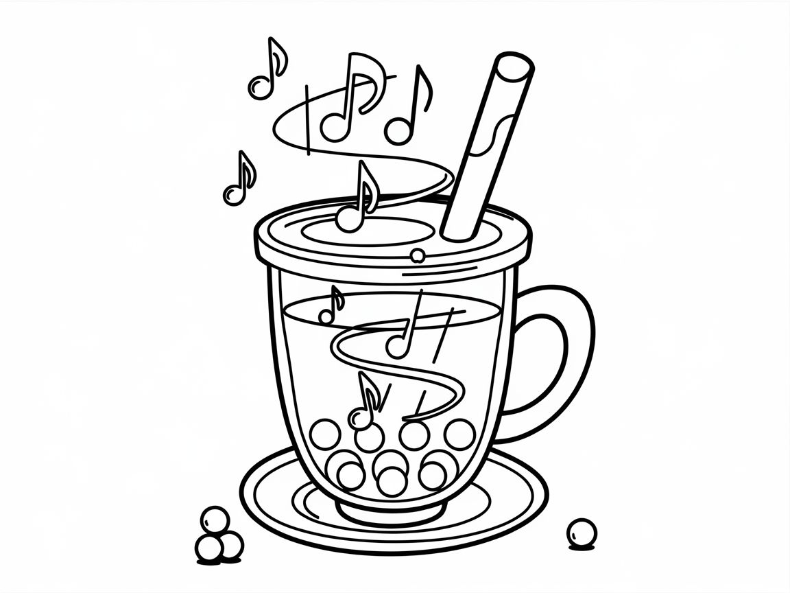 Harmonize Your Colors with This Musical Boba Cup
