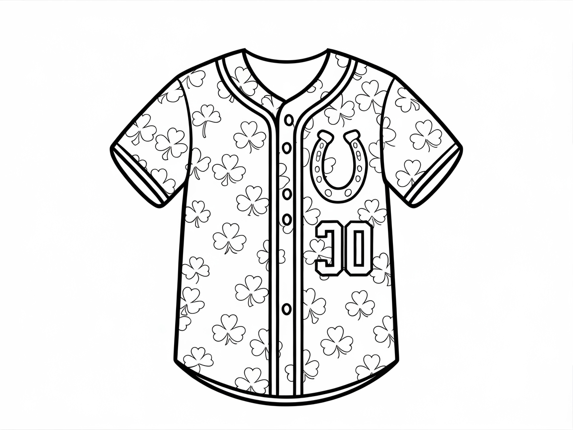 Get Lucky with This Shamrock Baseball Jersey