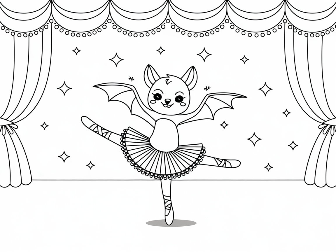 Dance Along with This Ballerina Bat