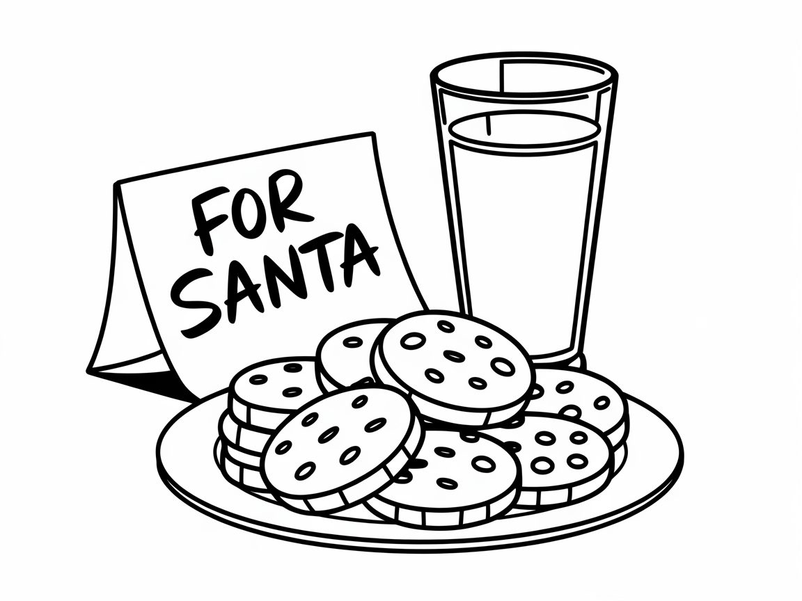 Prepare for Santa with This Milk and Cookies Scene