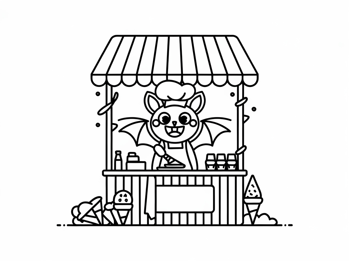 Join the Treat Stand with This Sweet Bat