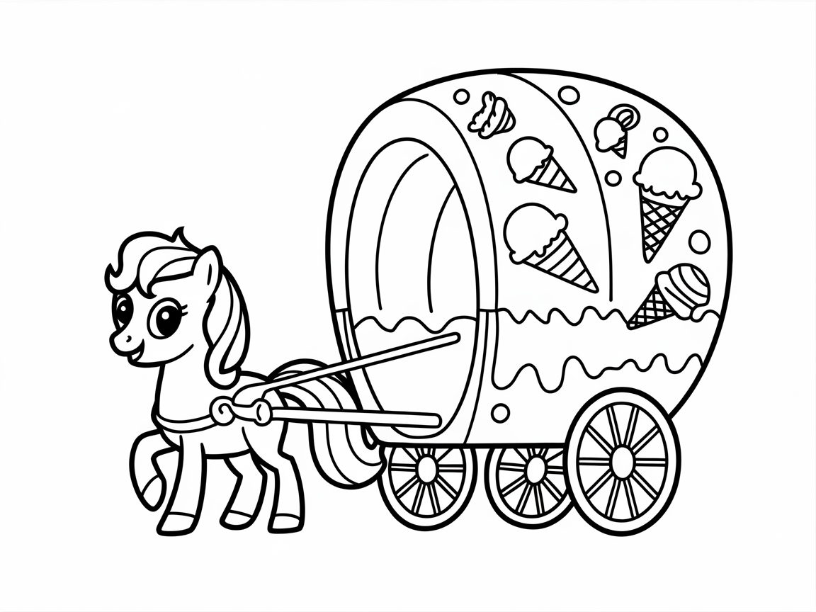 Sweet Ice Cream Carriage Adventure