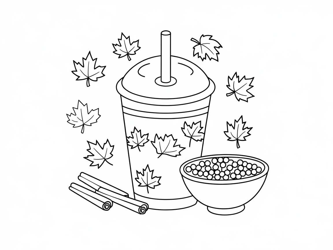 Embrace Autumn with This Boba Tea and Cinnamon Scene