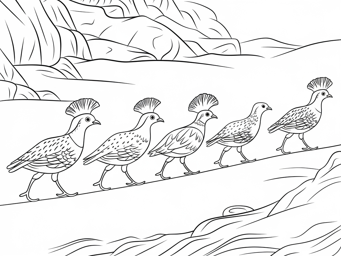 March Along with These Quirky Quail