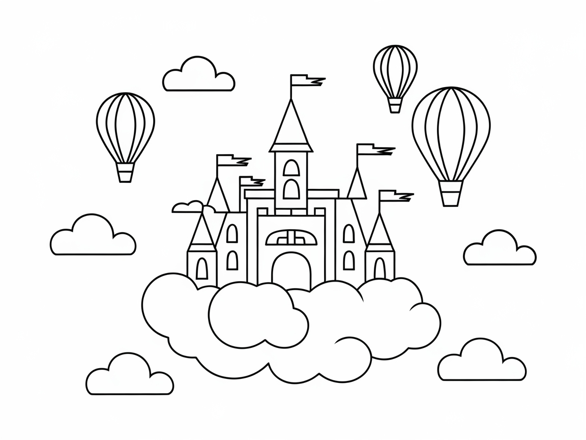 Float Away to a Dreamy Castle in the Clouds